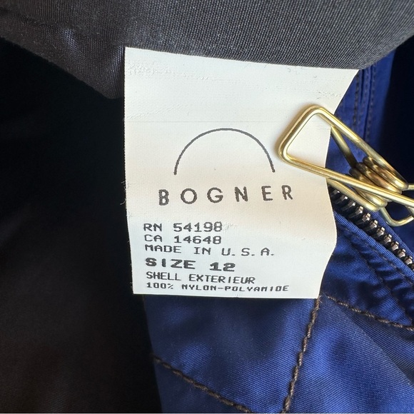 VINTAGE Bogner Embroidered Apres Ski Snow Jacket Vintage Size 12 Modern Small - Picture 13 of 15